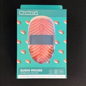 Sushi Wireless Mouse - Red and White